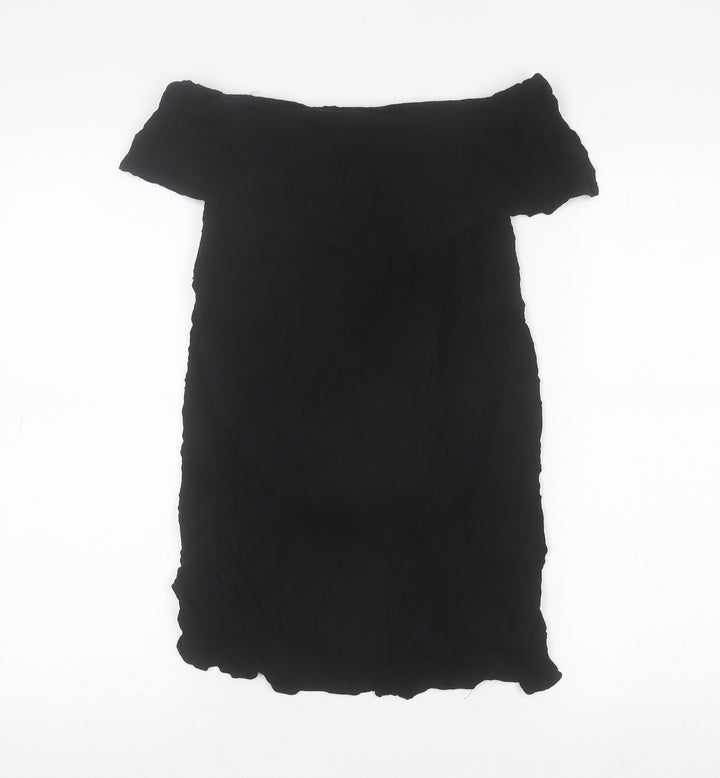 Cotton On Women's Black Off Shoulder Blouse Size M Lightweight Casual