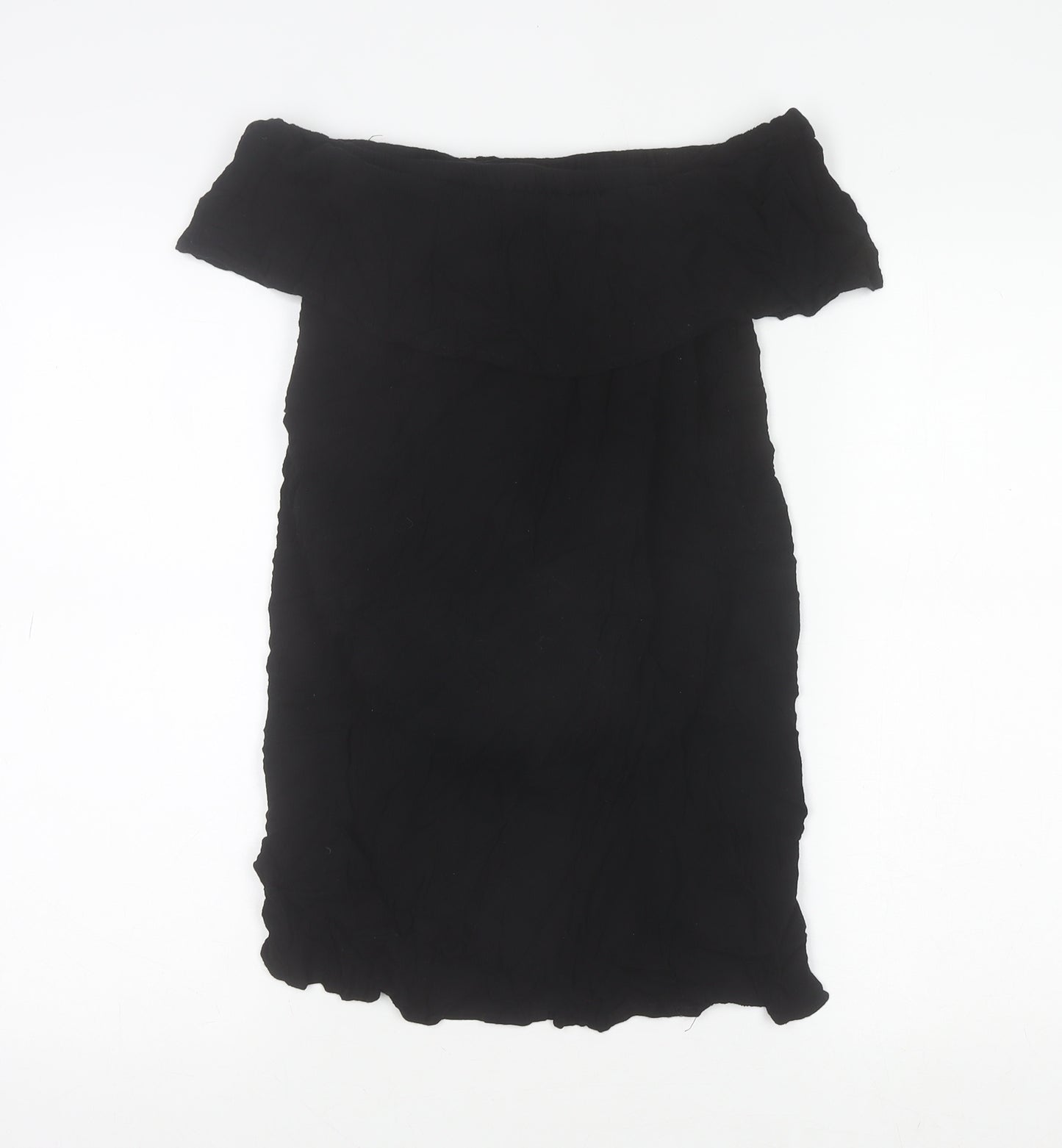 Cotton On Women's Black Off Shoulder Blouse Size M Lightweight Casual