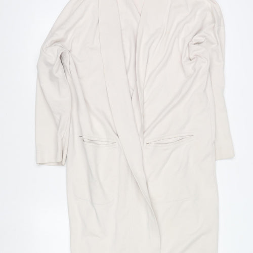 Carolyn Donnelly Women’s Beige Cotton Long Sleeve Cardigan L