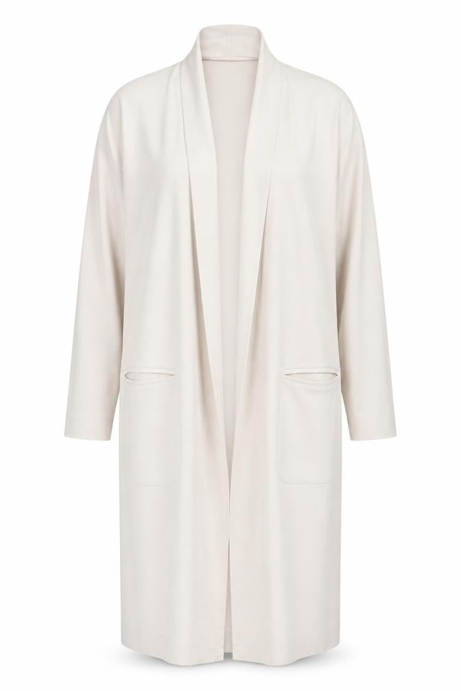 Carolyn Donnelly Women’s Beige Cotton Long Sleeve Cardigan L