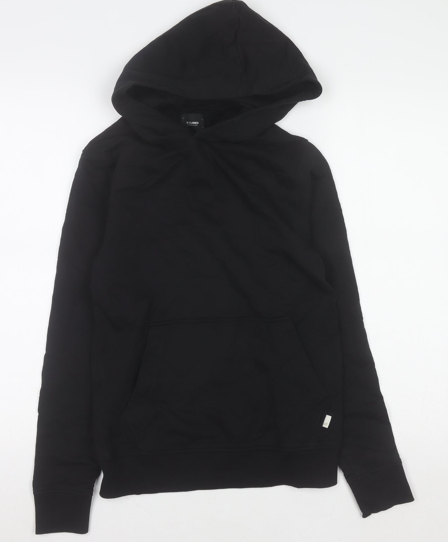 River Island Womens Black XS Pullover Hoodie 100% Cotton
