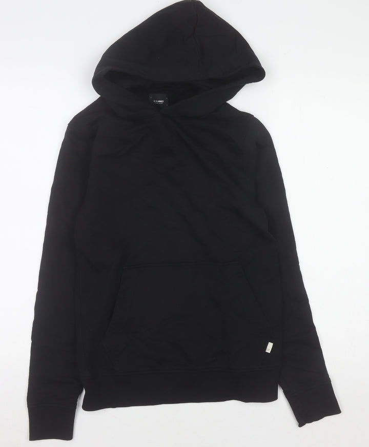 River Island Womens Black XS Pullover Hoodie 100% Cotton