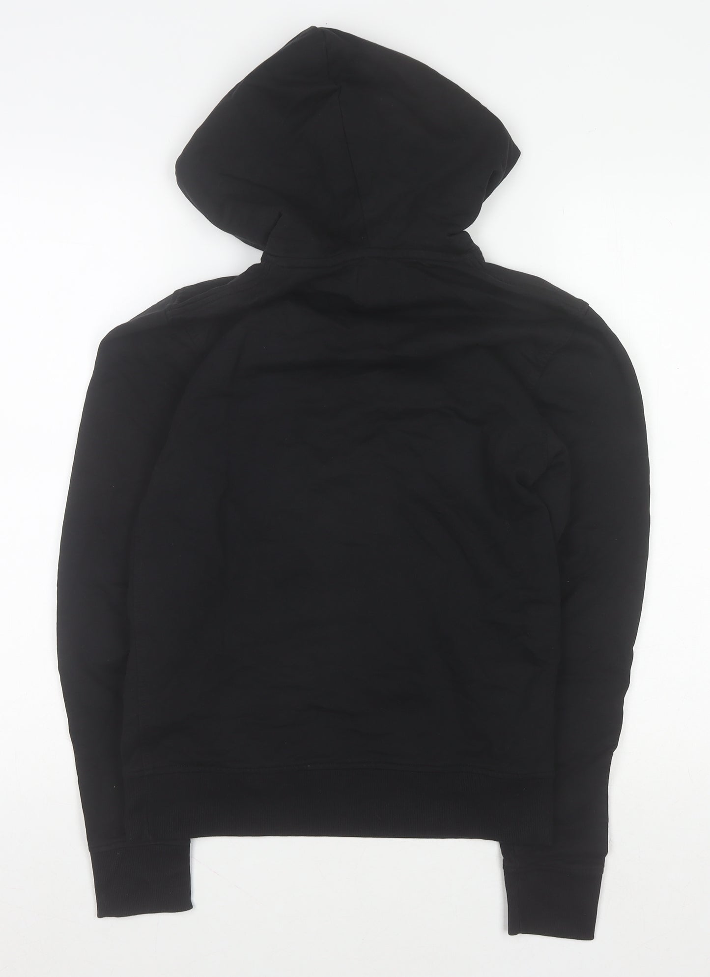 River Island Womens Black XS Pullover Hoodie 100% Cotton