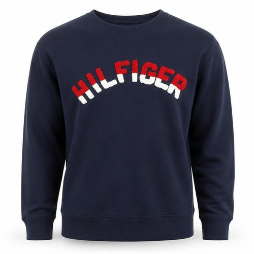 Tommy Hilfiger Mens Navy Lounge Top M Long Sleeve Cotton Blend