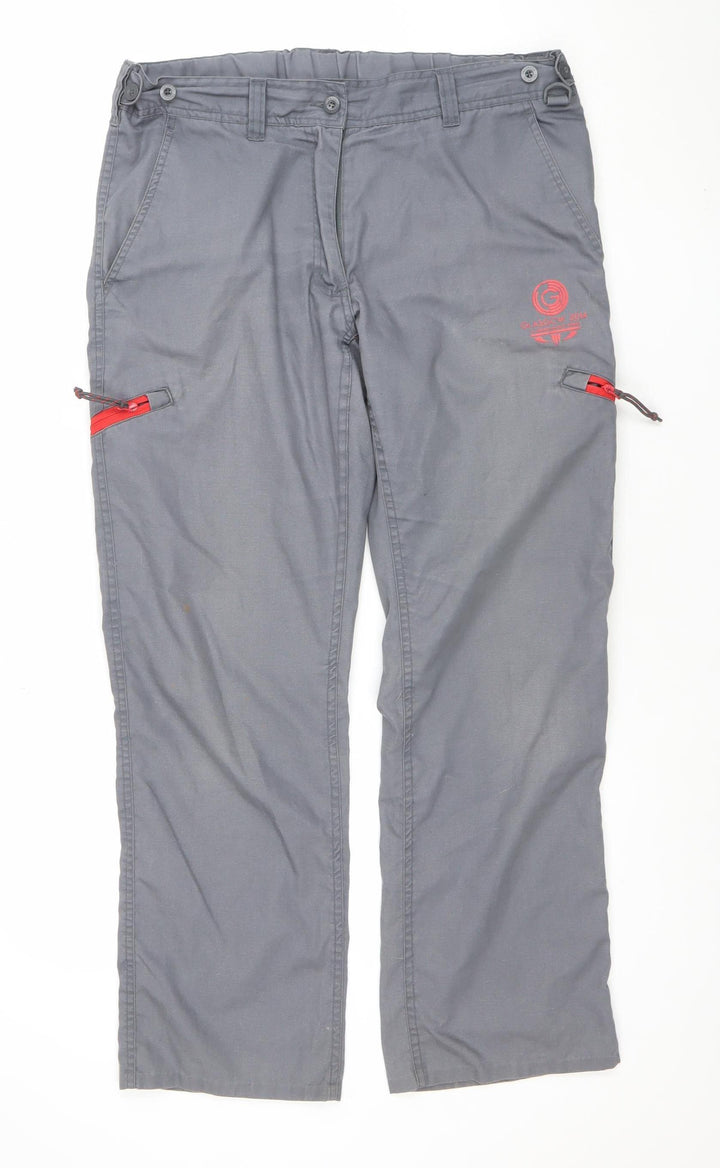Trespass Men's Grey Cargo Trousers M Quick Dry Outdoor
