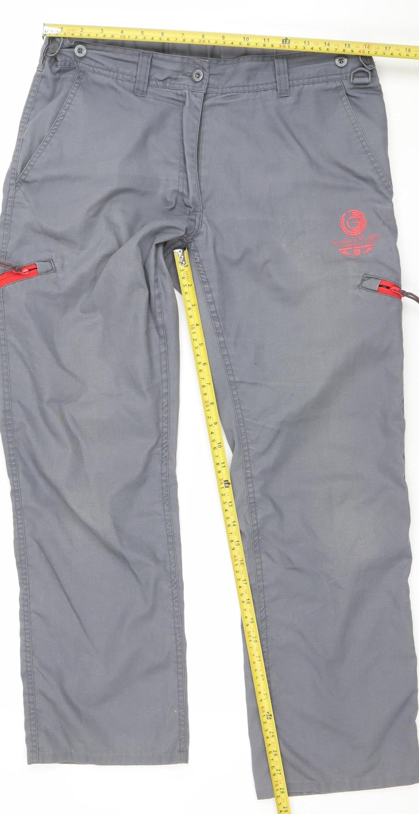 Trespass Men's Grey Cargo Trousers M Quick Dry Outdoor