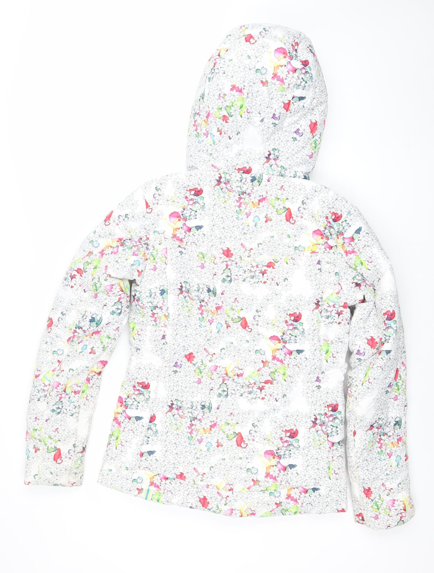 Wed'ze Womens Multicoloured Ski Jacket S Hooded Insulated Winter Coat