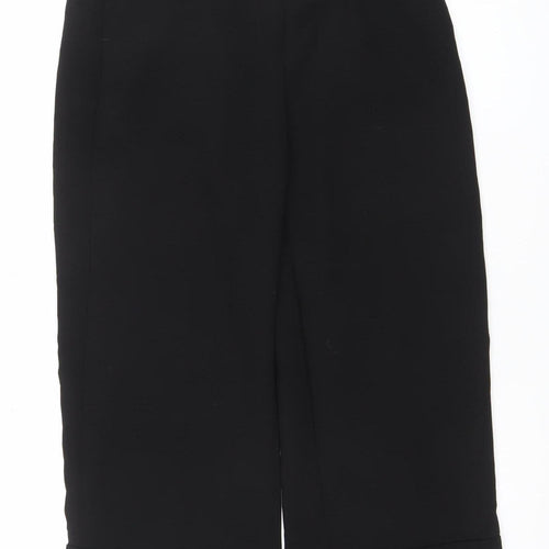 Mango Women's Black Size 10 Slim Fit Belted Dress Pants
