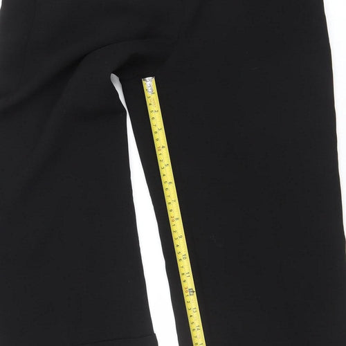 Mango Women's Black Size 10 Slim Fit Belted Dress Pants