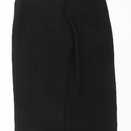 Mango Women's Black Size 10 Slim Fit Belted Dress Pants