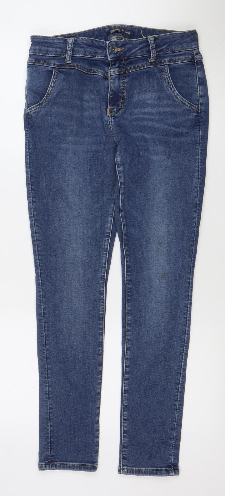 Texil3 Women's Blue Skinny Stretch Jeans Size M 30in