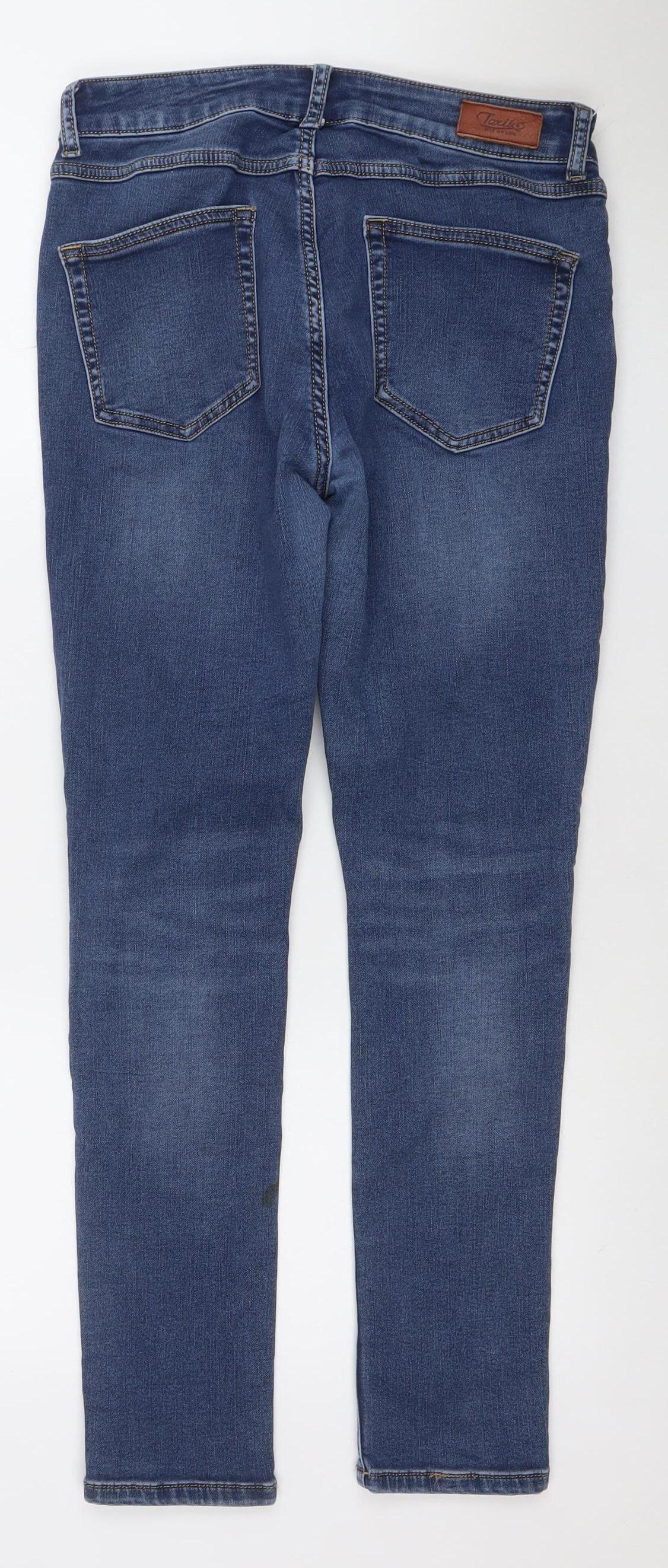 Texil3 Women's Blue Skinny Stretch Jeans Size M 30in