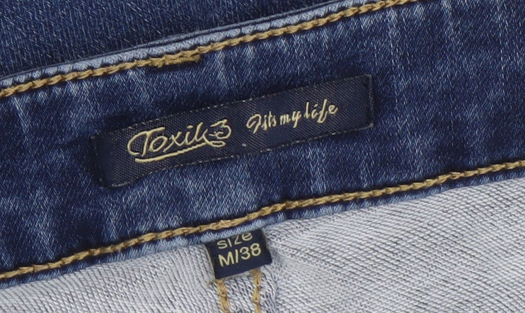Texil3 Women's Blue Skinny Stretch Jeans Size M 30in