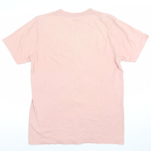 Carhartt Men’s Pink Cotton Logo Crew Neck Short Sleeve T-Shirt M
