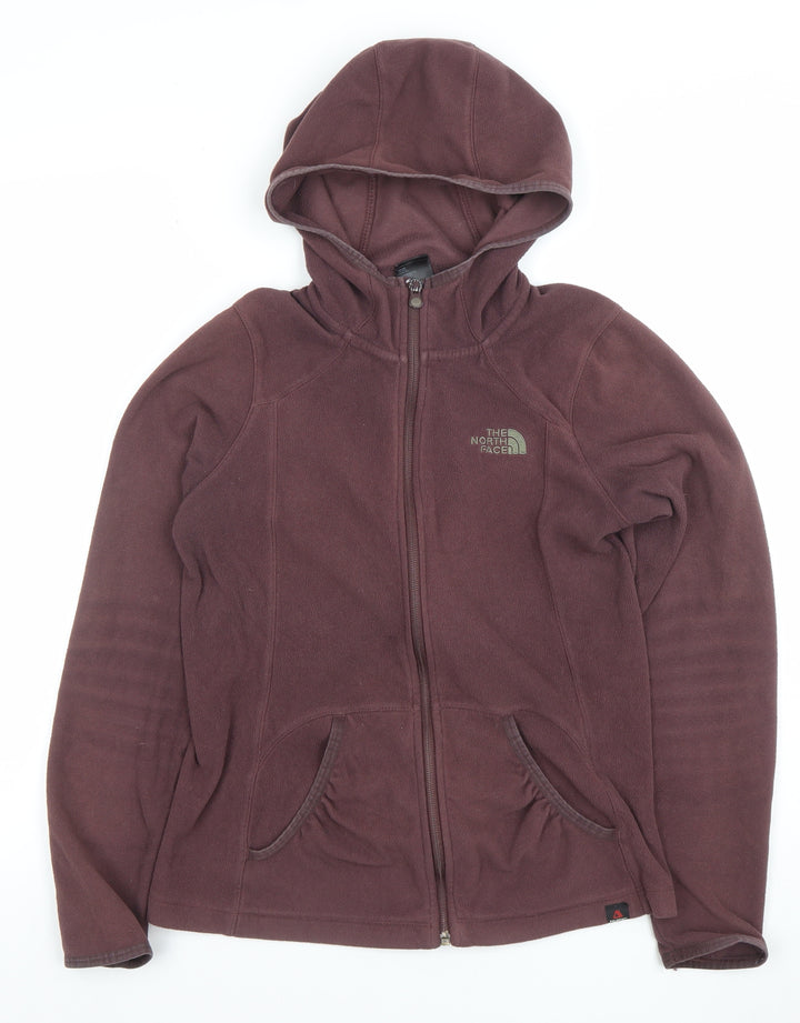 The North Face Women’s Brown Fleece Hooded Full Zip Jacket Size S