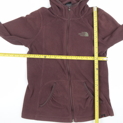 The North Face Women’s Brown Fleece Hooded Full Zip Jacket Size S