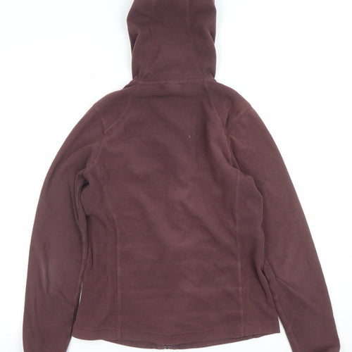 The North Face Women’s Brown Fleece Hooded Full Zip Jacket Size S