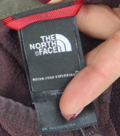 The North Face Women’s Brown Fleece Hooded Full Zip Jacket Size S