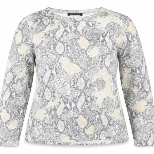 Marks and Spencer Women’s Grey Animal Print Jumper Size 14