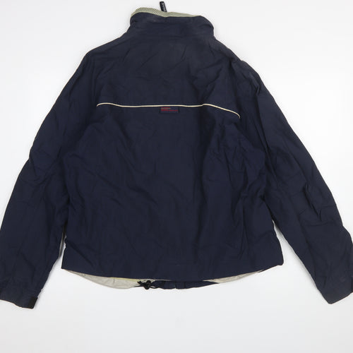 Ben Sherman Men's Blue Windbreaker Jacket M Full Zip Lightweight