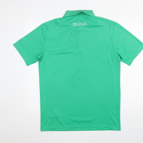 Nike Golf Dri-Fit Green Men's Polo Shirt Size M Moisture Wicking