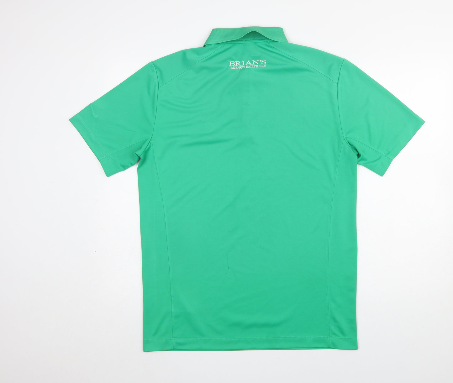 Nike Golf Dri-Fit Green Men's Polo Shirt Size M Moisture Wicking