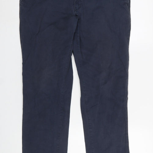 Selected Homme Men’s Blue Chino Trousers Size L 36x32 Regular Fit