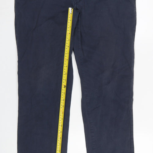 Selected Homme Men’s Blue Chino Trousers Size L 36x32 Regular Fit