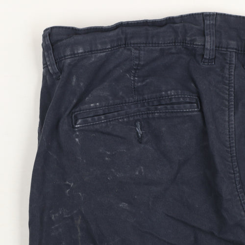 Selected Homme Men’s Blue Chino Trousers Size L 36x32 Regular Fit