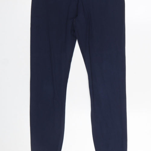 Nike Womens Blue Leggings M Stretch Activewear Trousers