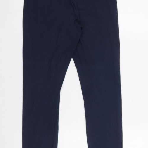 Nike Womens Blue Leggings M Stretch Activewear Trousers