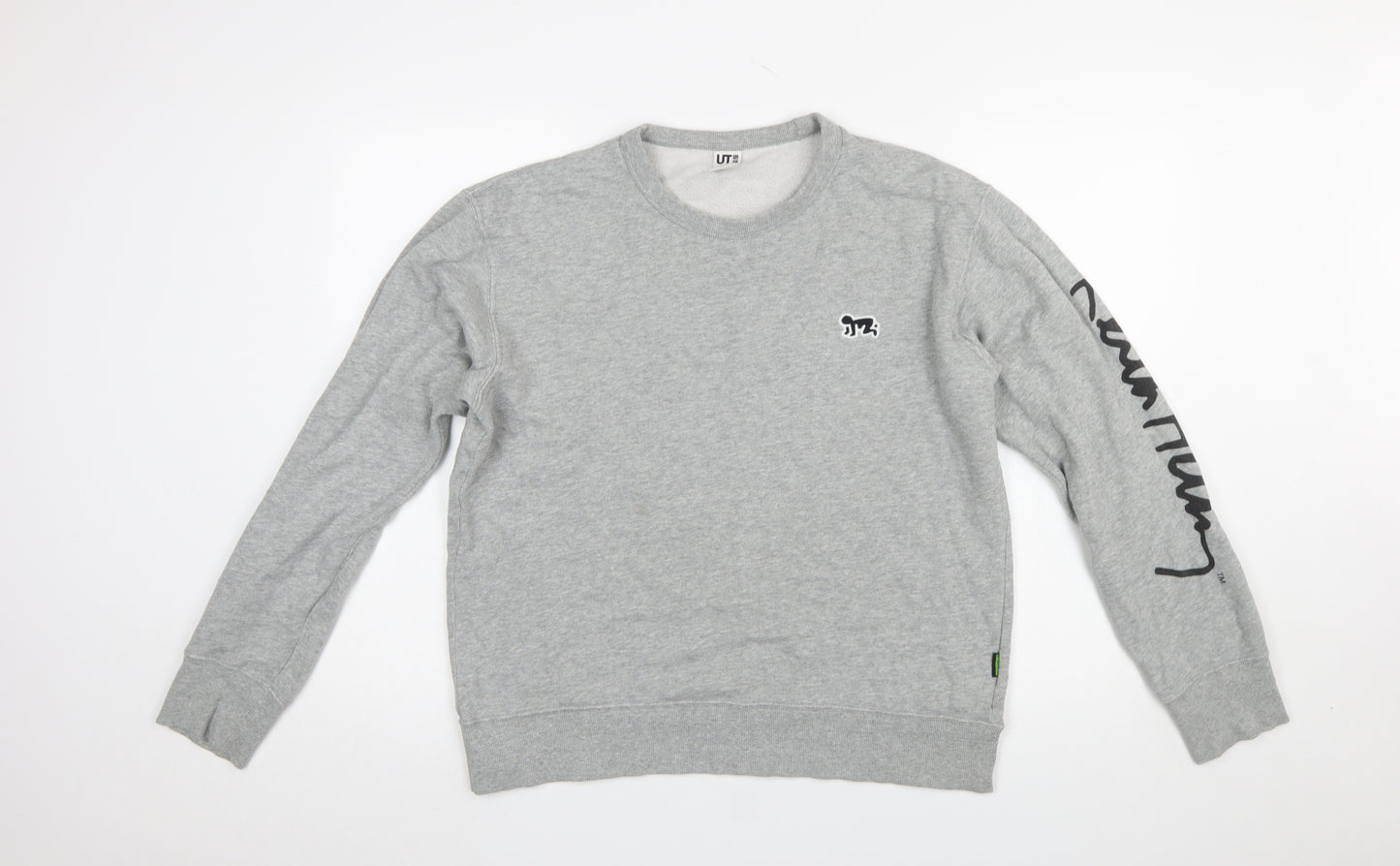 Uniqlo Keith Haring Men’s Grey Graphic Print Pullover Sweatshirt M