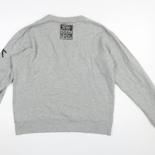 Uniqlo Keith Haring Men’s Grey Graphic Print Pullover Sweatshirt M