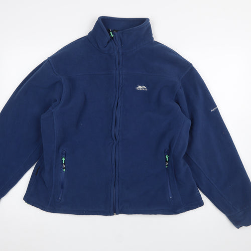Trespass Men's Blue Fleece Full Zip Outdoor Jacket L