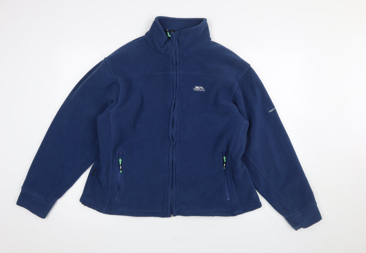 Trespass Men's Blue Fleece Full Zip Outdoor Jacket L