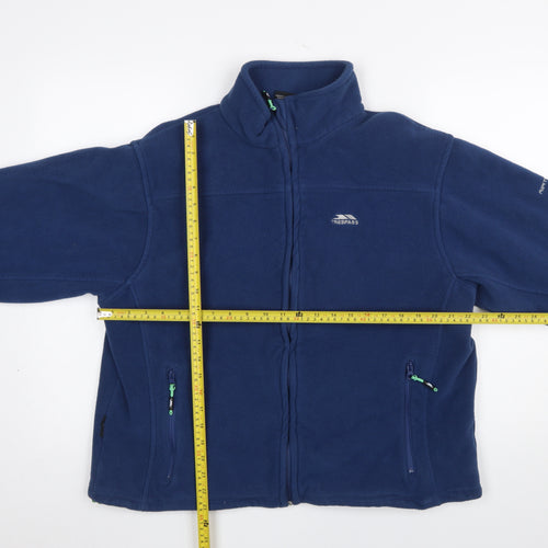 Trespass Men's Blue Fleece Full Zip Outdoor Jacket L