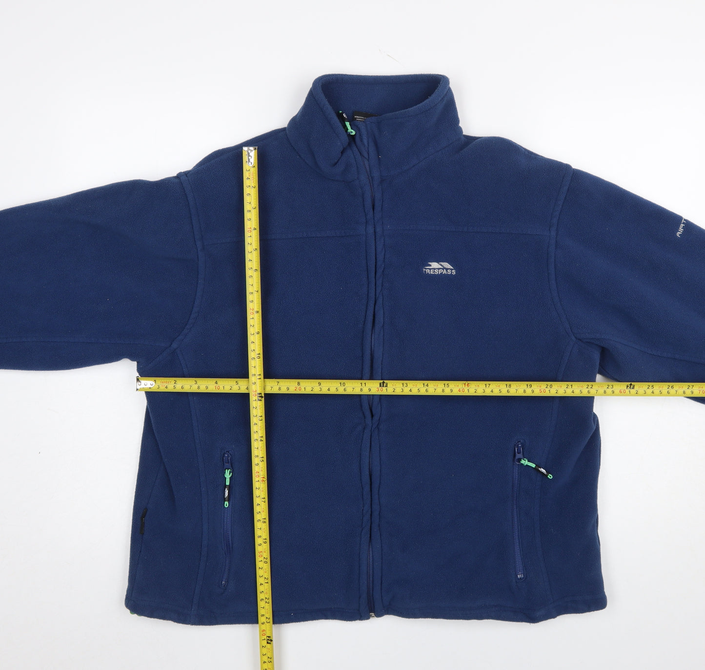 Trespass Men's Blue Fleece Full Zip Outdoor Jacket L