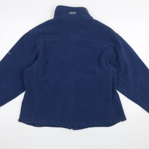 Trespass Men's Blue Fleece Full Zip Outdoor Jacket L