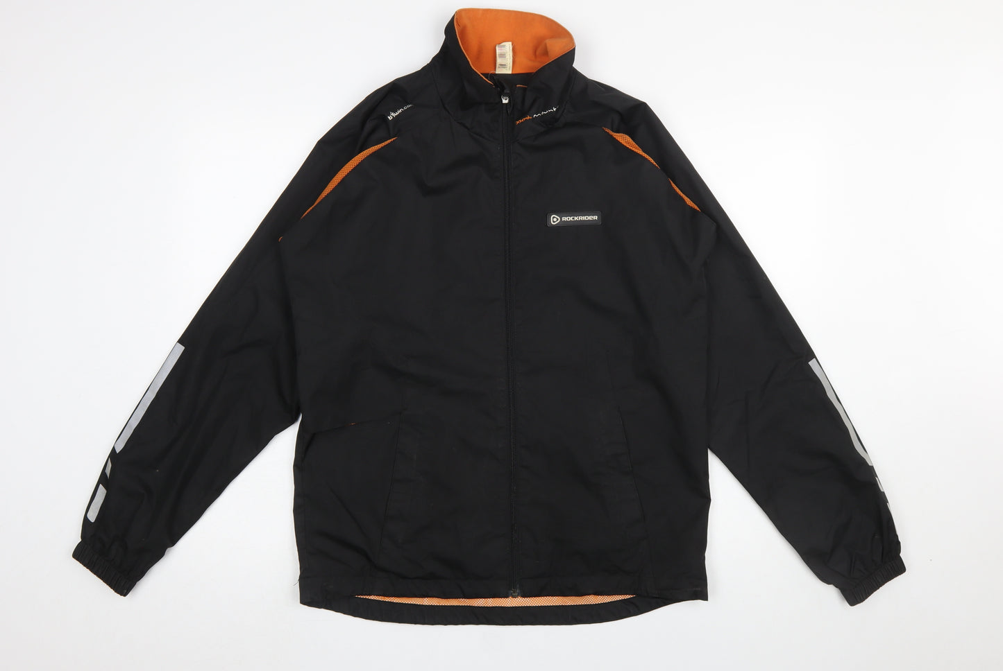 Rockrider Men's Black S Windbreaker Cycling Jacket Lightweight