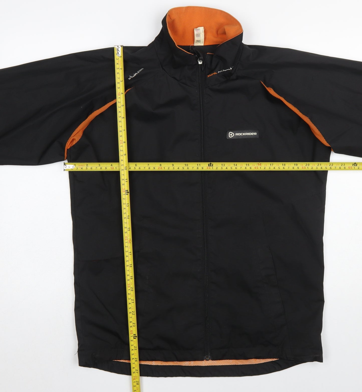 Rockrider Men's Black S Windbreaker Cycling Jacket Lightweight
