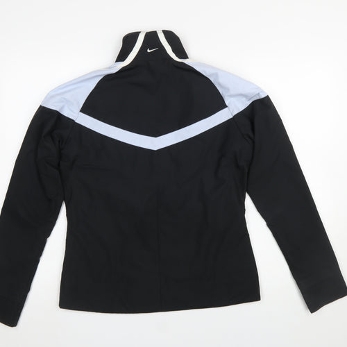 Nike Womens Black M (8-10) Full Zip Windbreaker Jacket