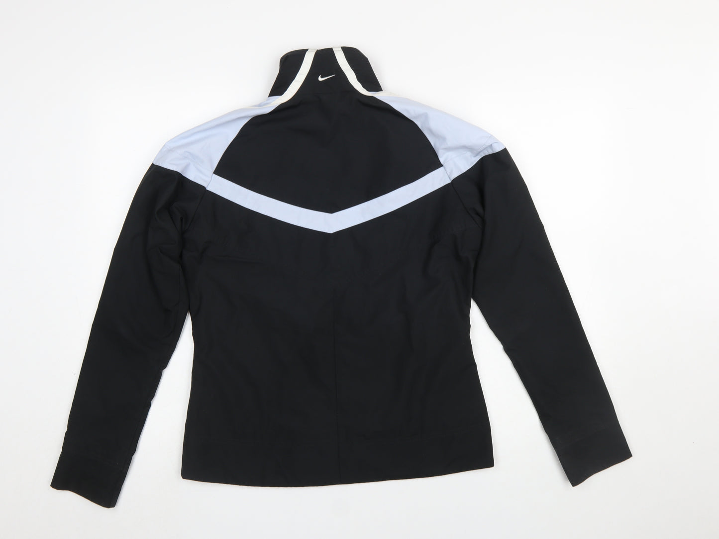 Nike Womens Black M (8-10) Full Zip Windbreaker Jacket