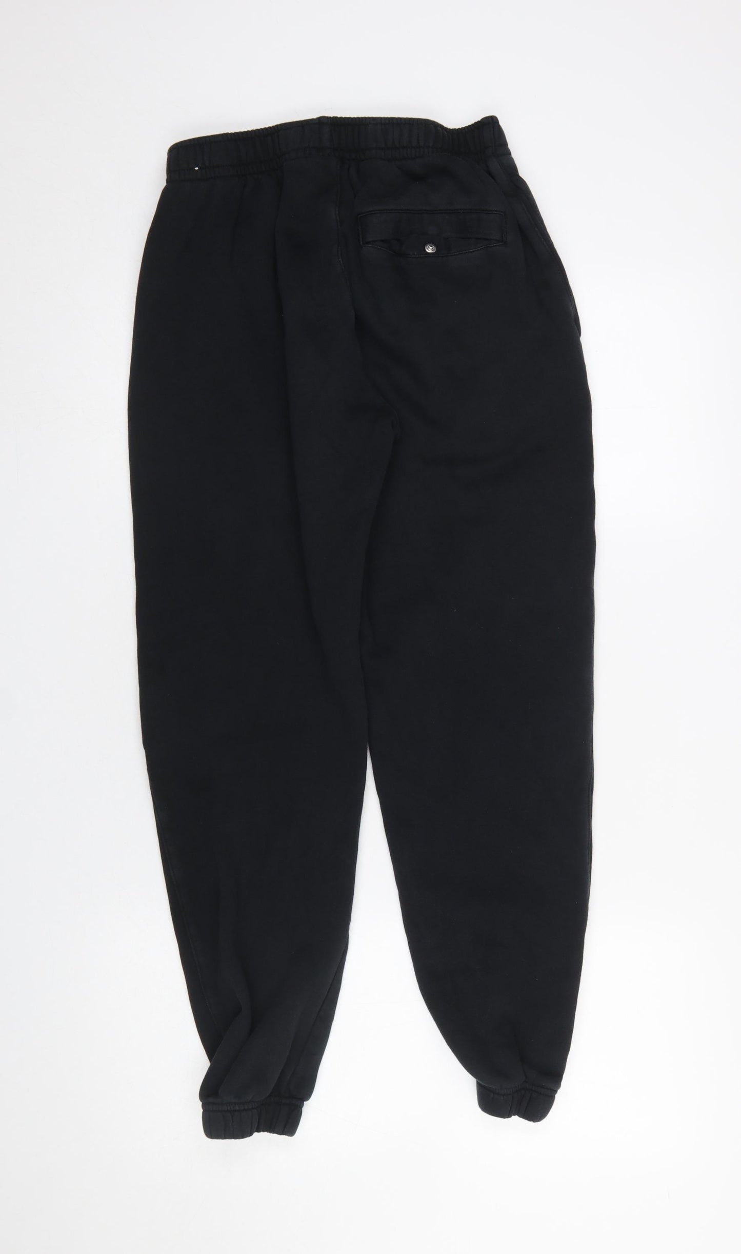 Nike Women Black Jogger Sweatpants S Fleece Casual Trousers