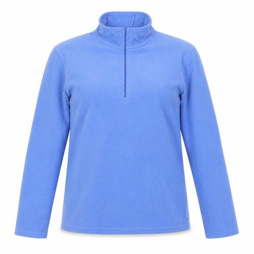 Mountain Warehouse Women Blue 1/2 Zip Fleece Sweatshirt M