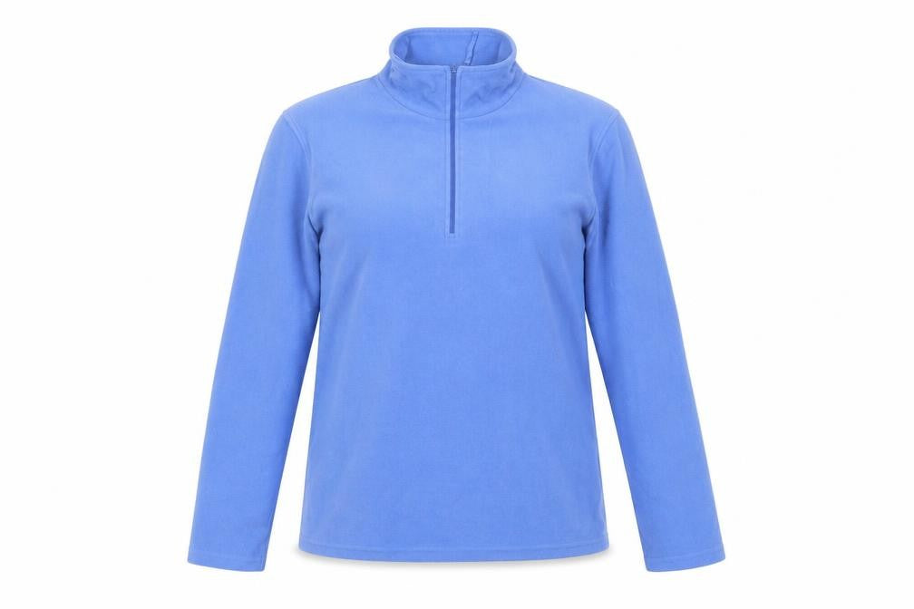 Mountain Warehouse Women Blue 1/2 Zip Fleece Sweatshirt M