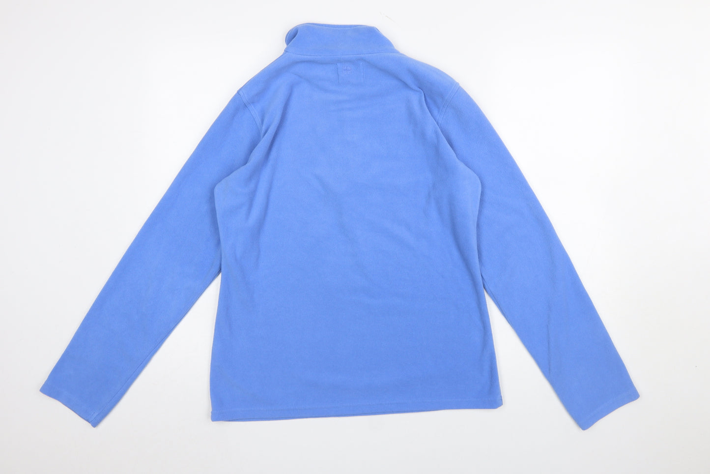 Mountain Warehouse Women Blue 1/2 Zip Fleece Sweatshirt M