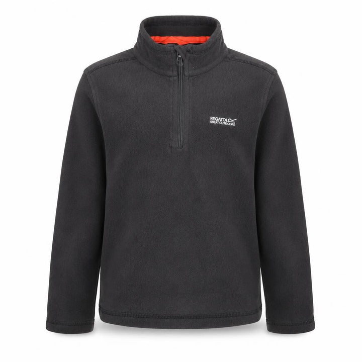 Regatta Boys Grey Fleece 1/4 Zip Pullover Sweatshirt 7-8 Years