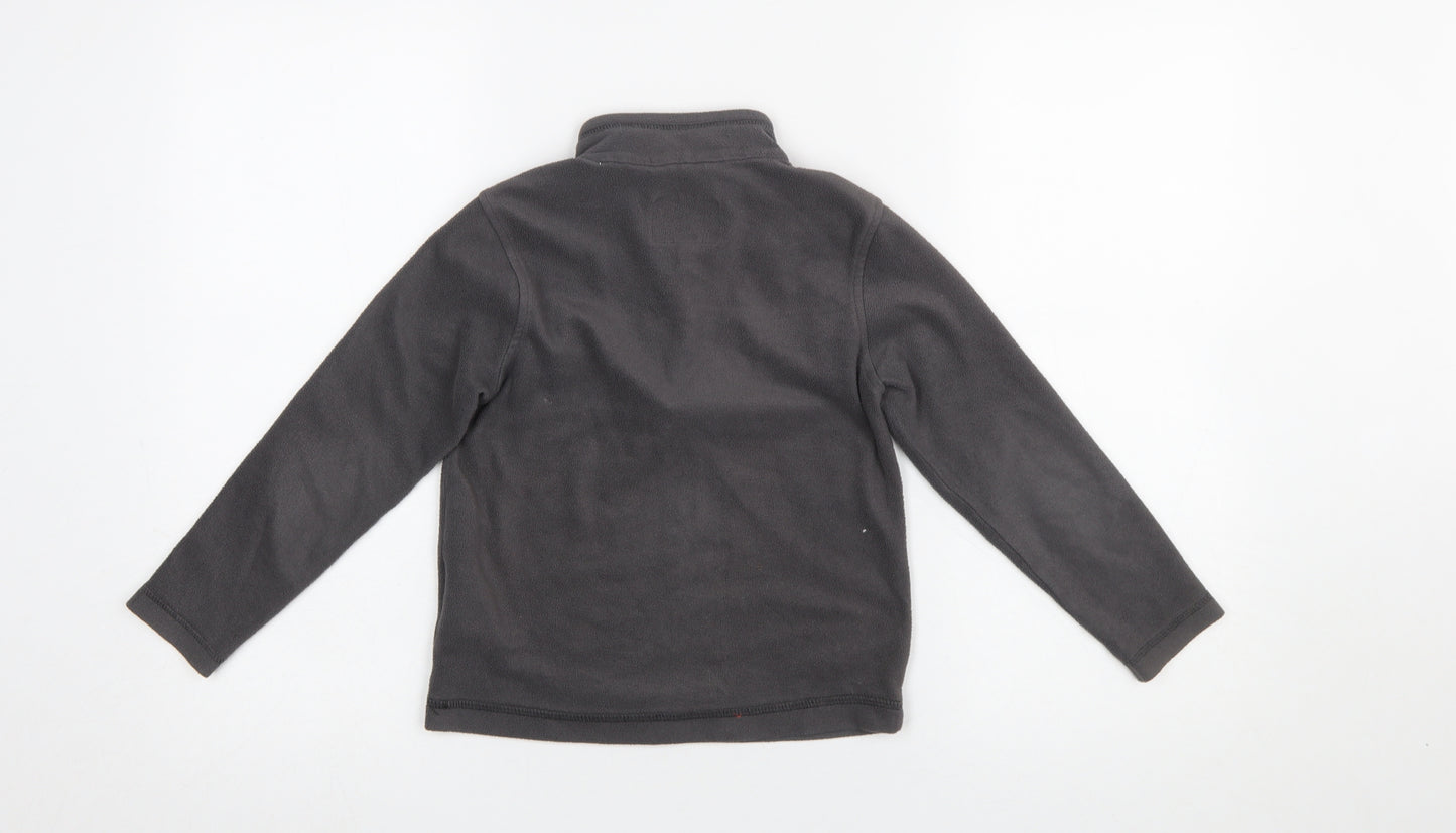 Regatta Boys Grey Fleece 1/4 Zip Pullover Sweatshirt 7-8 Years