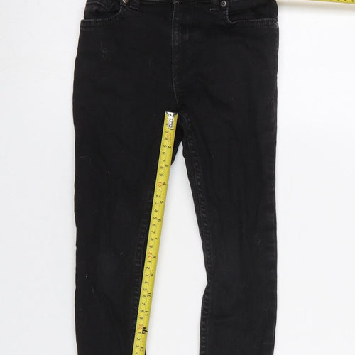 River Island Boys Black Skinny Jeans 6 Years Stretch Denim