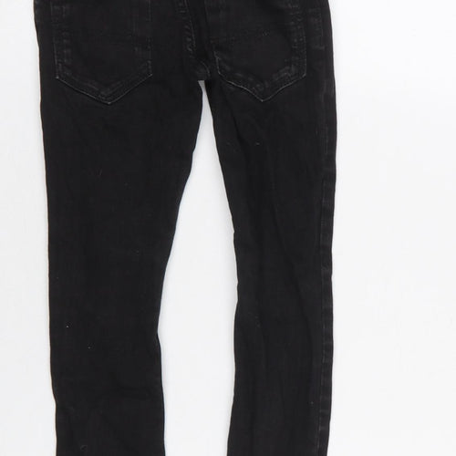 River Island Boys Black Skinny Jeans 6 Years Stretch Denim